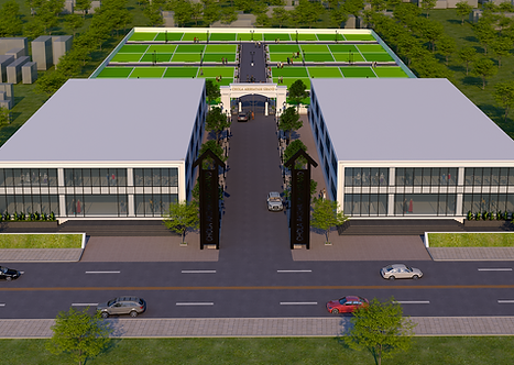 Chola Akshayam Grand plots_Aerial front view